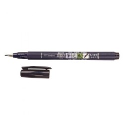 2469-ROTULADOR BASE AGUA PUNTA ELASTICA DURA NEGRO TOMBOW WS-BH-1P