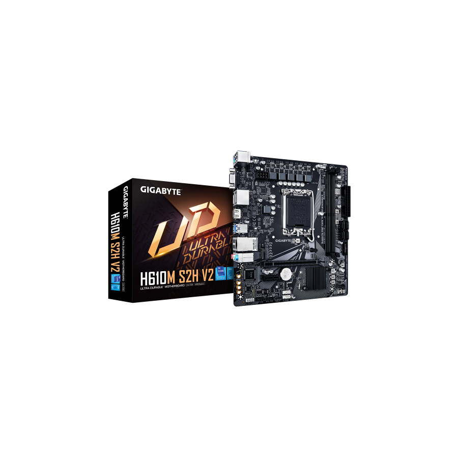 24779-Gigabyte H610M S2H V2 placa base Intel H610 Express LGA 1700 micro ATX 24779-Gigabyte H610M S2H V2 placa base Intel H610 Express LGA 1700 micro ATX