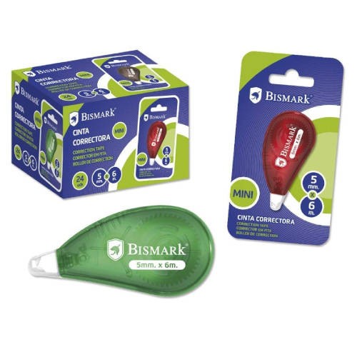 2481-CINTA CORRECTORA MINI 6 METROS X 5 MM. BISMARK 325761