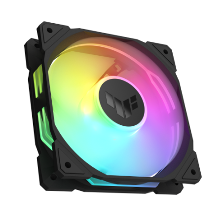 24834-ASUS TUF Gaming TR120 ARGB Fan - Single Pack Carcasa del ordenador Ventilador 12 cm Negro