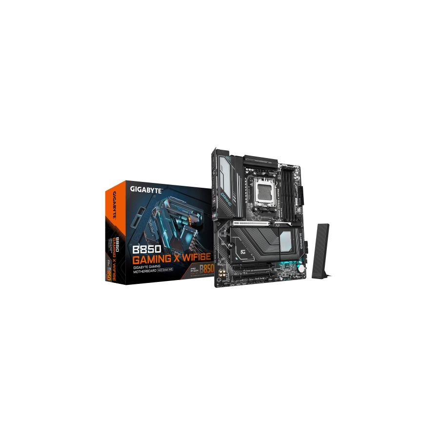 24957-GIGABYTE B850 GAMING X WIFI6E Placa Base - Procesadores AMD Ryzen Serie 9000, VRM digital de 12+2+2 fases, hasta 8 24957-GIGABYTE B850 GAMING X WIFI6E Placa Base - Procesadores AMD Ryzen Serie 9000, VRM digital de 12+2+2 fases, hasta 8