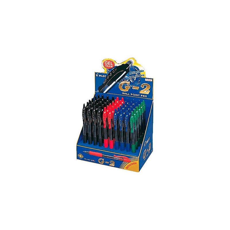 251-EXPOSITOR 60 BOLIGRAFOS G-2 PILOT BL-G2-7-60DPK