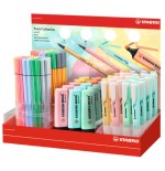 25249-EXPOSITOR BOSS ORIGINAL TRAZO 2/5MM. 40 UDS PEN 68 + 40 UDS. POINT 88 + 15 BOX + 16 SWING COOL COLORES STABILO 24/