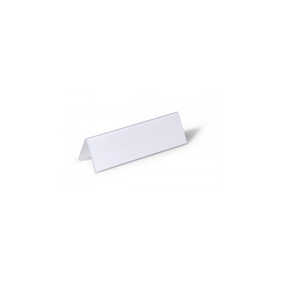 25284-CAJA DE 25 PORTANOMBRES RIGIDOS PVC 122X210 MM DURABLE 8052-19
