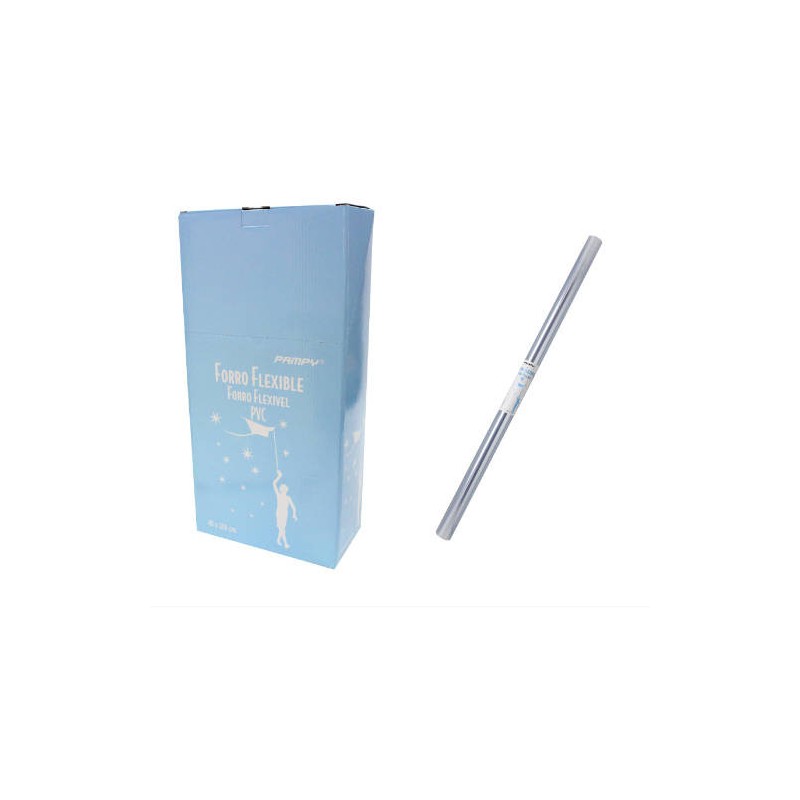 2529-FORRALIBROS ADHERENTE PVC 2M X 45 CM. TRANSPARENTE BISMARK 315625