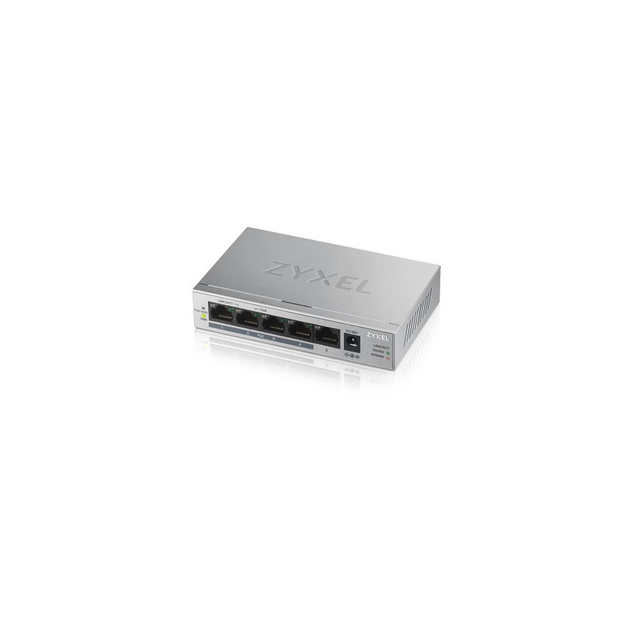 25396-Zyxel GS1005HP No administrado Gigabit Ethernet (10/100/1000) Energia sobre Ethernet (PoE) Plata 25396-Zyxel GS1005HP No administrado Gigabit Ethernet (10/100/1000) Energia sobre Ethernet (PoE) Plata