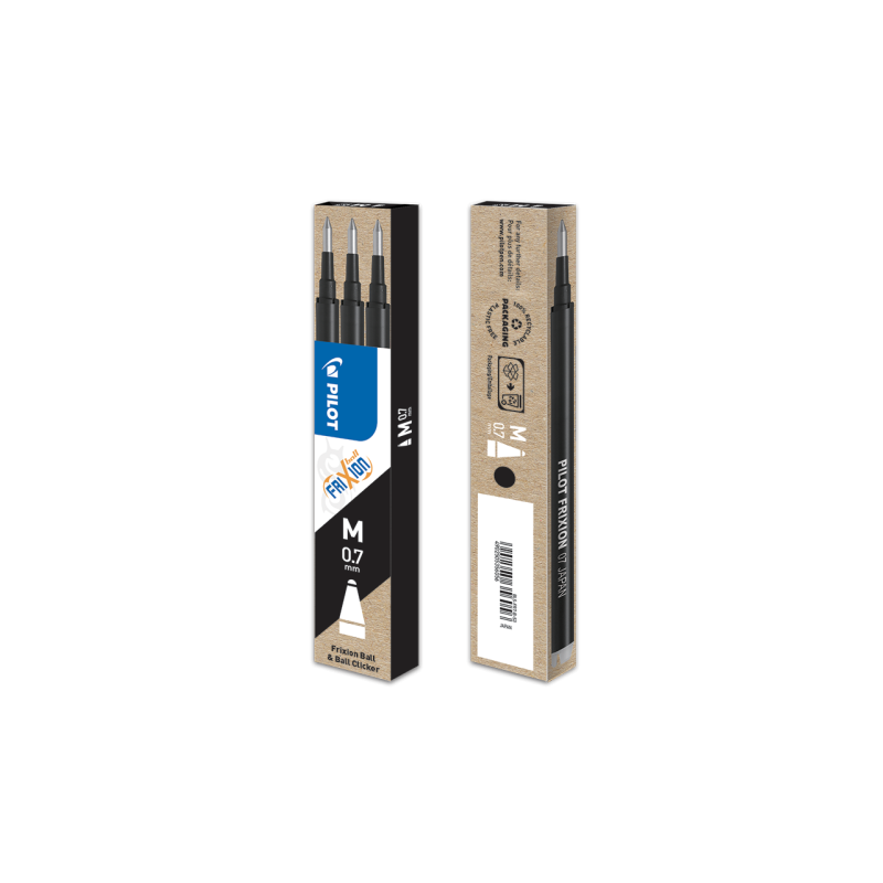 254-PACK 3 RECAMBIOS FRIXION NEGRO PILOT BLS-FR7-B-S3 254-PACK 3 RECAMBIOS FRIXION NEGRO PILOT BLS-FR7-B-S3