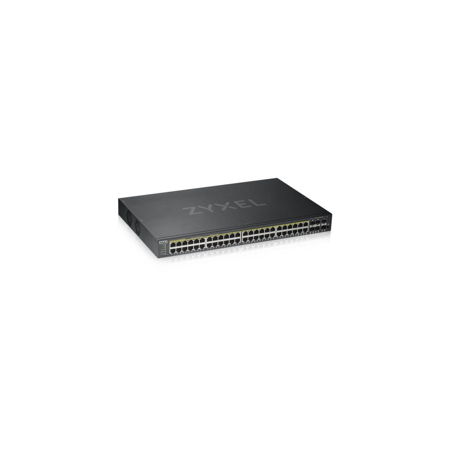 25409-Zyxel GS1920-48HPV2 Gestionado Gigabit Ethernet (10/100/1000) Energia sobre Ethernet (PoE) Negro 25409-Zyxel GS1920-48HPV2 Gestionado Gigabit Ethernet (10/100/1000) Energia sobre Ethernet (PoE) Negro