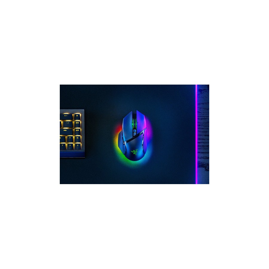25482-Razer Basilisk V3 Pro raton mano derecha RF Wireless + Bluetooth + USB Type-C Optico 30000 DPI