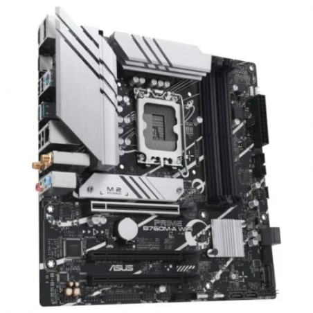 25553-PLACA ASUS PRIME B760M-A WIFI,INTEL,1700,B760,4DDR5,128GB,2HDMI+DP,4SATA+2M.2,2USB 3.2+USB-C,2.5GB+WIFI6E+BT5.2,MA
