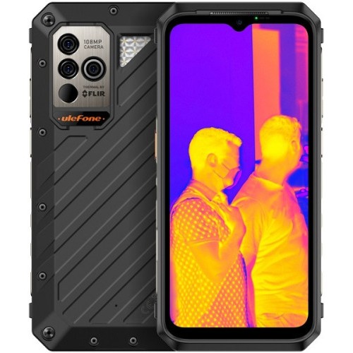 25554-ULEFONE SMARTPHONE ARMOR 19T BLACK 4G/6.58" FHD+/256GB ROM/12GB RAM/108+5+5MP/9600MHA/IP68