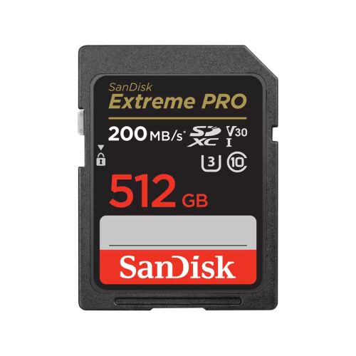 25576-SanDisk Extreme PRO 512 GB SDXC Clase 10