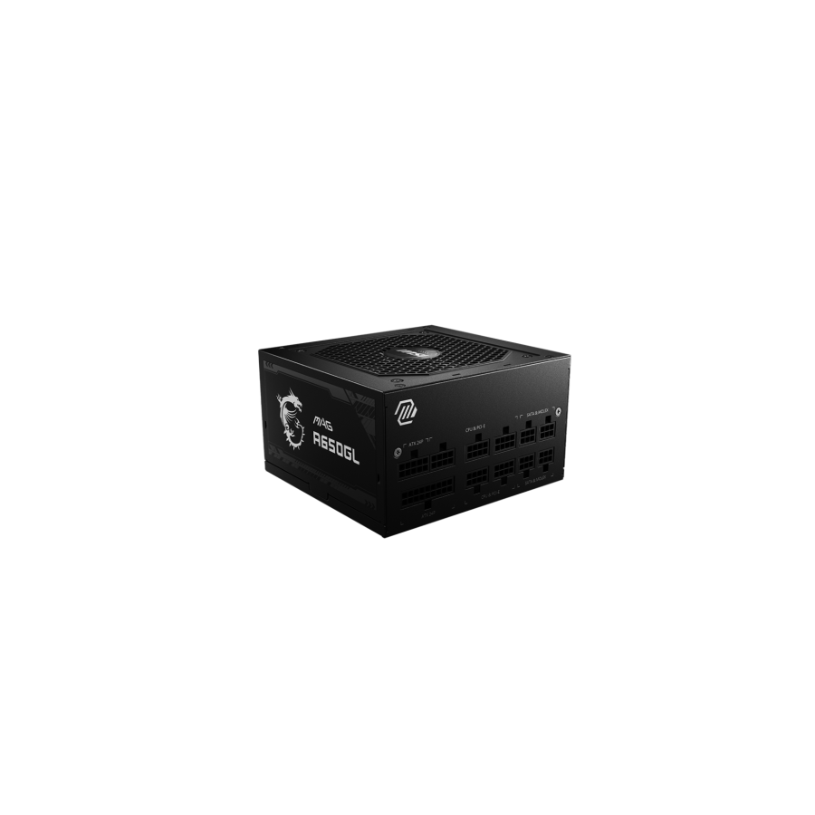 25726-MSI MAG A650GL unidad de fuente de alimentacion 650 W 20+4 pin ATX ATX Negro