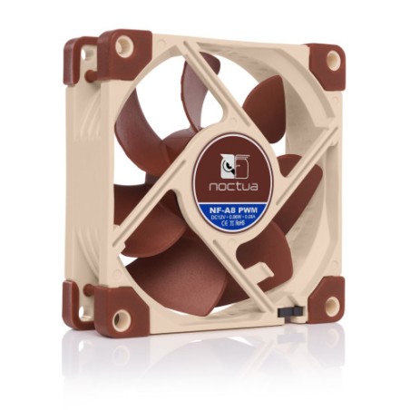 25733-NOCTUA VENTILADOR CAJA NF-A8 PWM, 80MM FAN, 80X80X25MM, 12V, 2200RPM/1750RPM/450RPM, 17,7 DB(A), 55,5 M3/H, 2,37 M