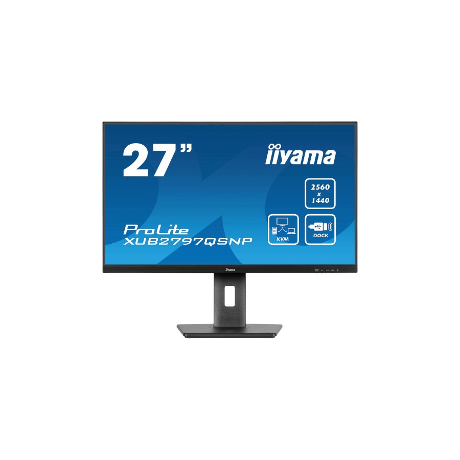 25812-MONITOR IIYAMA PROLITE XUB2797QSNP 27" QHD 1440P - IPS, 100HZ, 1MS, SPEAKERS, DP 25812-MONITOR IIYAMA PROLITE XUB2797QSNP 27" QHD 1440P - IPS, 100HZ, 1MS, SPEAKERS, DP