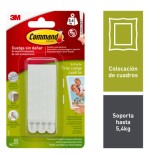 26002-BLISTER TIRAS ADHESIVAS ESTRECHAS PARA CUADROS HASTA 5,4KG COMMAND 17207 3M 7100127050
