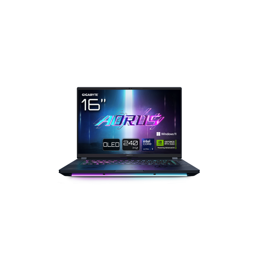 26100-GIGABYTE AORUS MASTER 16 BYH Portatil Gaming - 16,0", 240Hz OLED, Intel Core 275HX, NVIDIA RTX 5080 GPU, 32GB DDR5