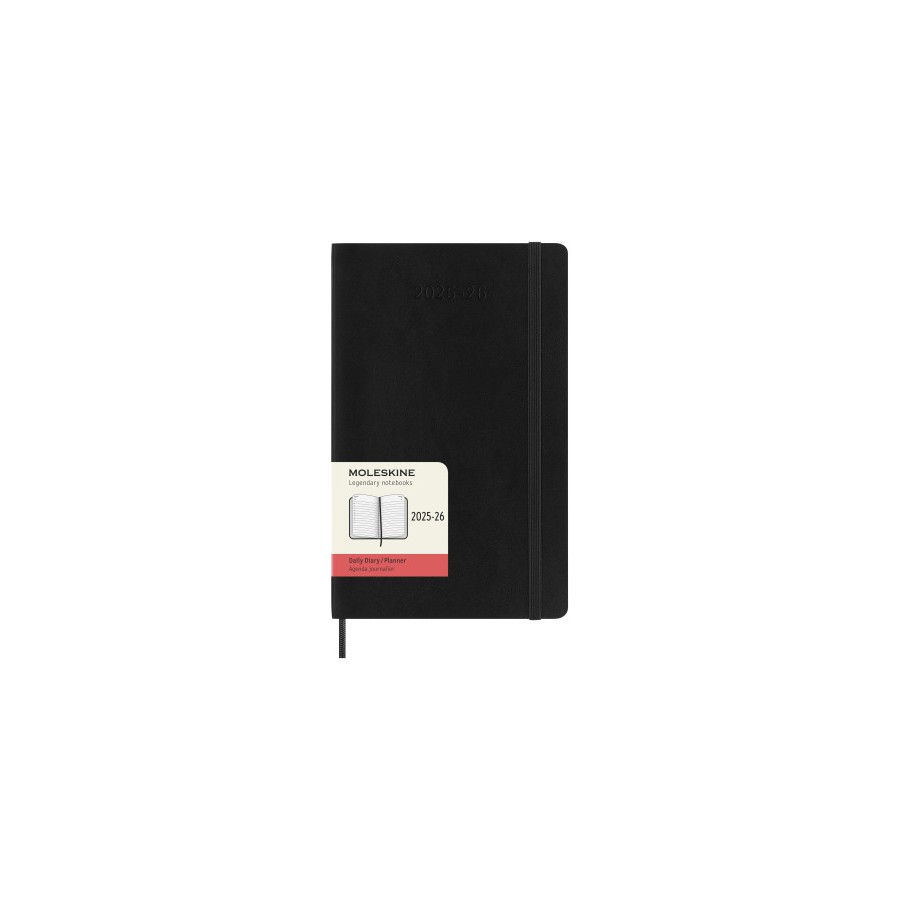 26156-AGENDA 18M 2025-2026 DIARIA L (13 X 21 CM) NEGRA TAPA BLANDA MOLESKINE DSB18DC3Y26 26156-AGENDA 18M 2025-2026 DIARIA L (13 X 21 CM) NEGRA TAPA BLANDA MOLESKINE DSB18DC3Y26