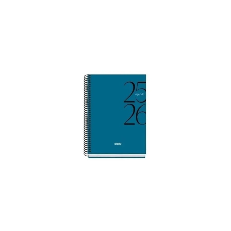 26174-AGENDA ESCOLAR 2025-2026 TAMANO A5 TAPA CARTON FORRADO DIA PAGINA MODELO SYSTEM BASIC AZUL DOHE 52060 26174-AGENDA ESCOLAR 2025-2026 TAMANO A5 TAPA CARTON FORRADO DIA PAGINA MODELO SYSTEM BASIC AZUL DOHE 52060