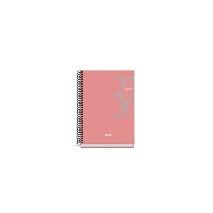 26175-AGENDA ESCOLAR 2025-2026 TAMANO A5 TAPA CARTON FORRADO DIA PAGINA MODELO SYSTEM BASIC ROSA DOHE 52061 26175-AGENDA ESCOLAR 2025-2026 TAMANO A5 TAPA CARTON FORRADO DIA PAGINA MODELO SYSTEM BASIC ROSA DOHE 52061