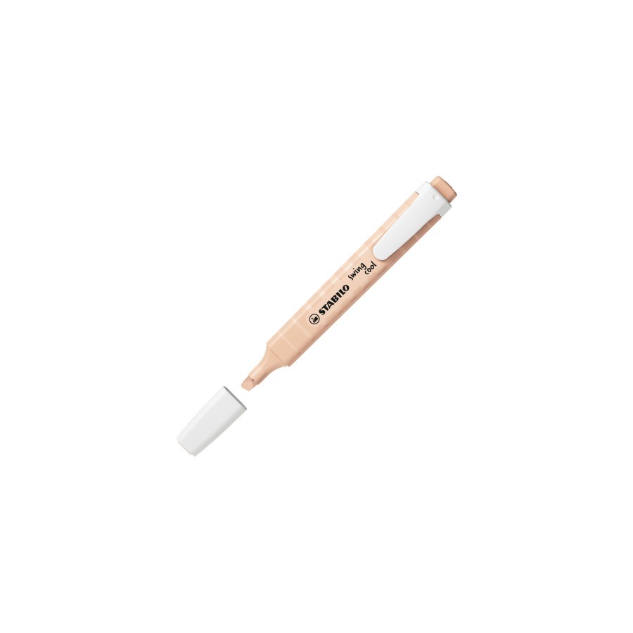 26258-MARCADOR FLUORESCENTE SWING COOL NATURE TRAZO 1/4MM. BEIGE STABILO 275/186