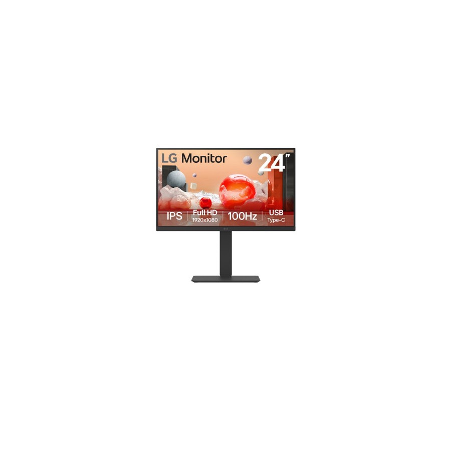 26328-LG 24BA750-B pantalla para PC 60,5 cm (23.8") 1920 x 1080 Pixeles Full HD LCD Negro