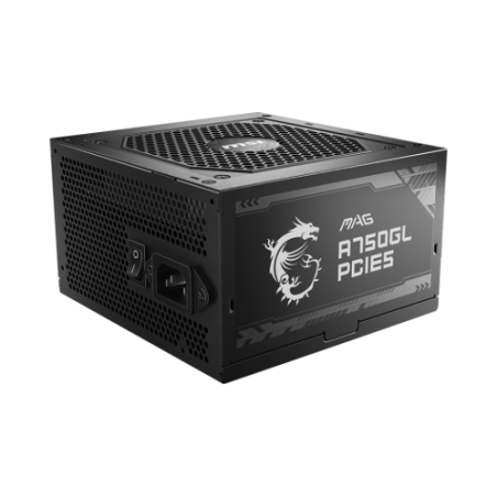 26436-MSI MAG A750GL PCIE5 unidad de fuente de alimentacion 750 W 20+4 pin ATX ATX Negro