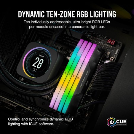 26460-MEMORIA CORSAIR DDR5 32GB 2X16GB PC6400 WARZONE CMH32GX5M2B6000Z30-WZ