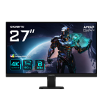 26536-GIGABYTE GS27U 27" Monitor de juegos UHD - 3840 x 2160 (UHD), 160Hz, 1ms, 350 cd/m2, Display HDR400, HDMI 2.1, Dis