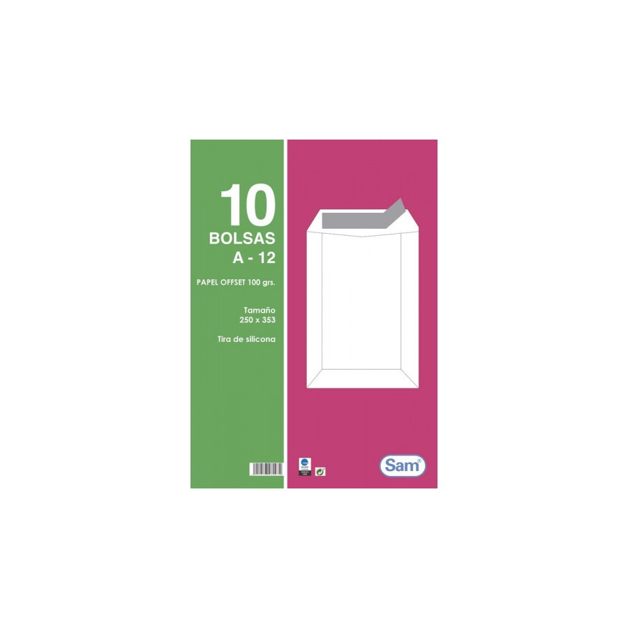 26681-PAQUETES DE 10 BOLSAS BLANCAS, CON TIRA DE SILICONA TAMANO 250X353 100 GRS. SAM 665108 26681-PAQUETES DE 10 BOLSAS BLANCAS, CON TIRA DE SILICONA TAMANO 250X353 100 GRS. SAM 665108
