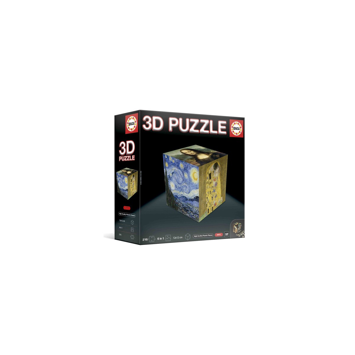 PUZZLE CUBO 3D ARTE EDUCA BORRAS 20123