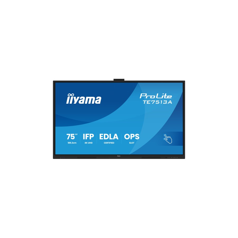 27109-PANTALLA INTERACTIVA 75" EDLA, ANDROID 14, 8/128GB UHD IPS, MM 2X 20W + 20W SUBWR, 2X HDMI, DP , 2X USB-C, 450CD 27109-PANTALLA INTERACTIVA 75" EDLA, ANDROID 14, 8/128GB UHD IPS, MM 2X 20W + 20W SUBWR, 2X HDMI, DP , 2X USB-C, 450CD