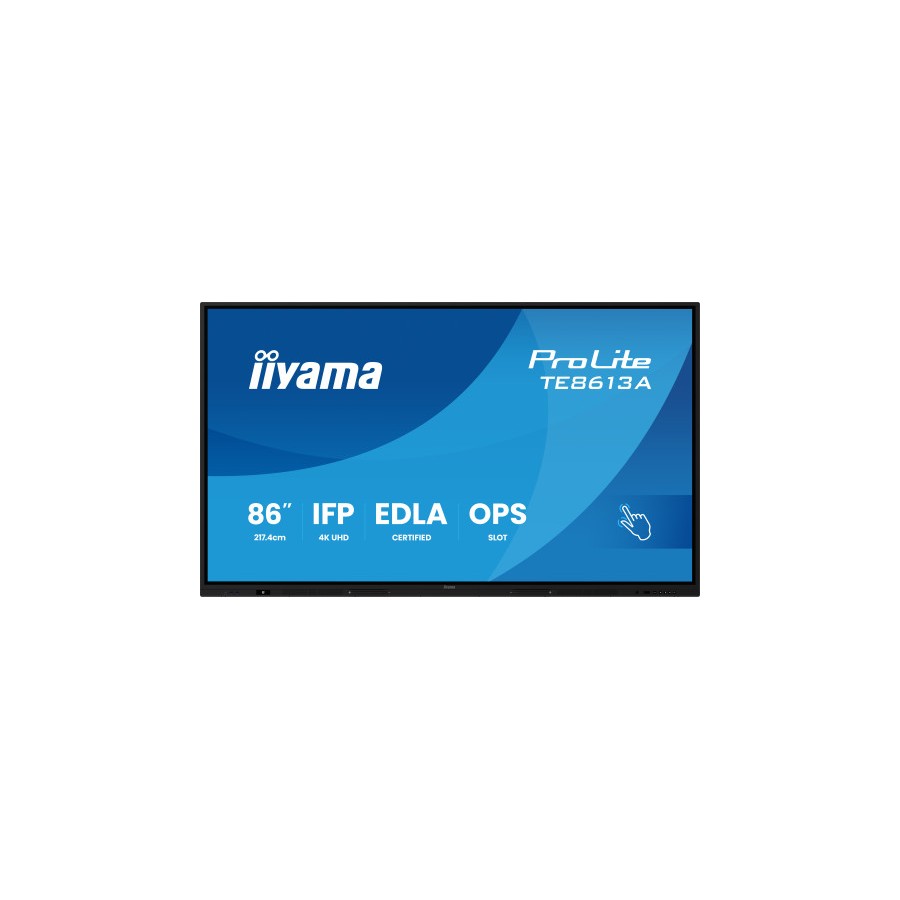 27112-PANTALLA INTERACTIVA 86" EDLA, ANDROID 14, 8/128GB UHD IPS, MM 2X 20W + 20W SUBWR, 2X HDMI, DP , 2X USB-C, 450CD 27112-PANTALLA INTERACTIVA 86" EDLA, ANDROID 14, 8/128GB UHD IPS, MM 2X 20W + 20W SUBWR, 2X HDMI, DP , 2X USB-C, 450CD