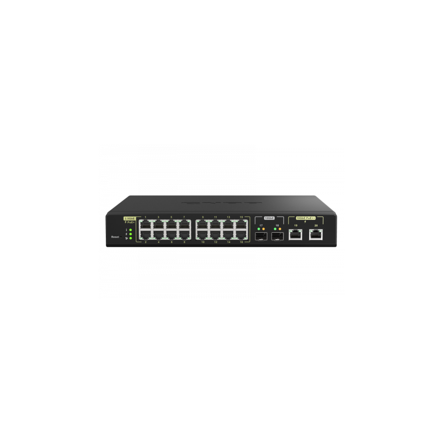 27124-QNAP QSW-M2116P-2T2S switch Gestionado L2 Energia sobre Ethernet (PoE) Negro 27124-QNAP QSW-M2116P-2T2S switch Gestionado L2 Energia sobre Ethernet (PoE) Negro