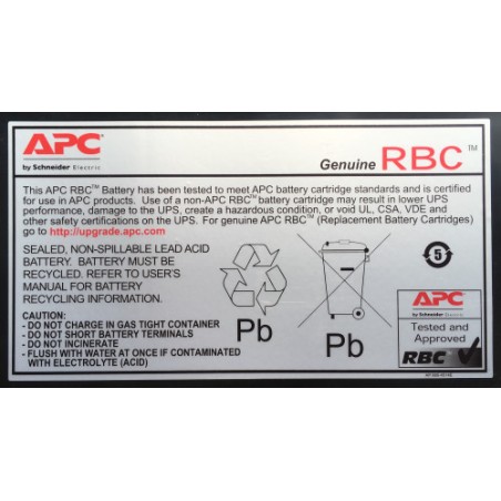 27171-APC RBC7 bateria para sistema ups Sealed Lead Acid (VRLA) 24 V