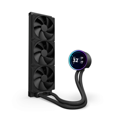 NZXT Kraken Elite 360 Procesador Sistema de refrigeracion liquida todo en uno 12 cm Negro 1 piezas