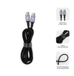 27230-SUBBLIM CABLE OPTIMUS 60W C-C 1m BLACK