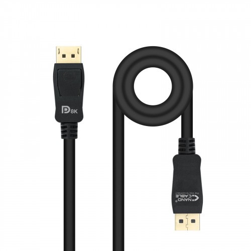 27253-Nanocable 10.15.2502 cable DisplayPort 2 m Negro