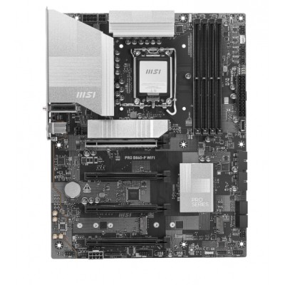 PLACA MSI PRO B860 P WIFIINTEL1851B8604DDR5USB 10GBPSWIFIATX