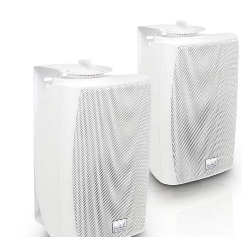 27347-LD SYSTEMS INTEGRATION SERIE CONTRACTOR (LDCWMS42W100V) 4" 2-WAY WALL MOUNT SPEAKER 100 V WHITE (PAIR) WARRANTY 2