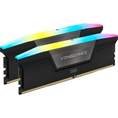 MEMORIA CORSAIR DDR5 64GB 2X32GB PC5200 VENGEANCE RGB CMH64GX5M2B5200C40