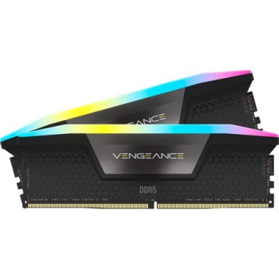 MEMORIA CORSAIR DDR5 64GB 2X32GB PC5200 VENGEANCE RGB CMH64GX5M2B5200C40