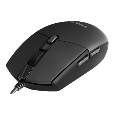 Tacens Anima AMG Raton Profesional Ergonomico Diseno Natural Ultraligero 3200DPI Switches Mecanicos HUANO Negro