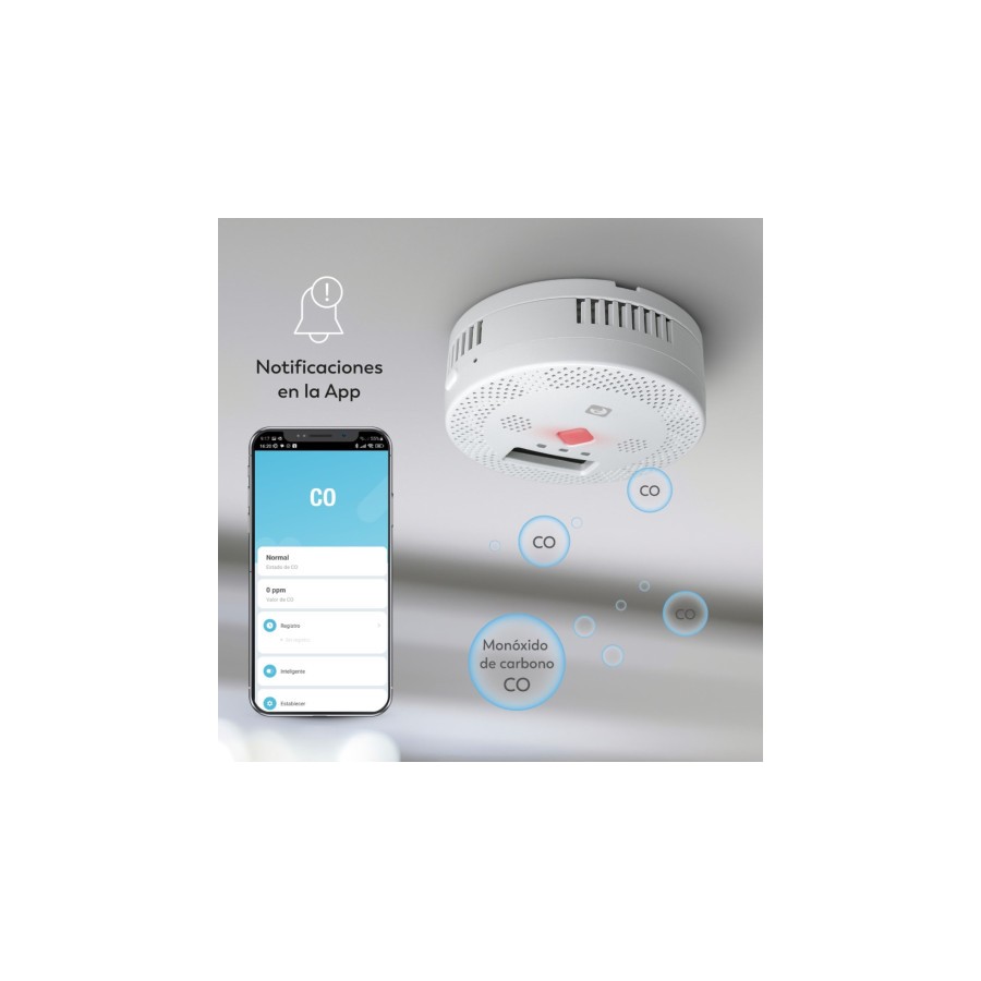 27425-DETECTOR DE SEGURIDAD DE CO SMART WIFI GARZA 401348C 27425-DETECTOR DE SEGURIDAD DE CO SMART WIFI GARZA 401348C