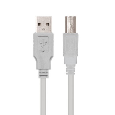 Nanocable CABLE USB 20 IMPRESORA TIPO A M B M BEIGE 10 M