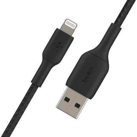 27504-Belkin CAA002BT2MBK cable de conector Lightning 2 m Negro