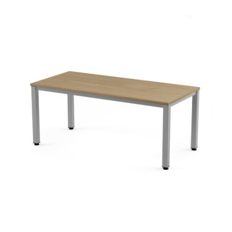 2773-MESA DE OFICINA SERIE EXECUTIVE 180X80 GRIS / ROBLE ROCADA 2003AD08