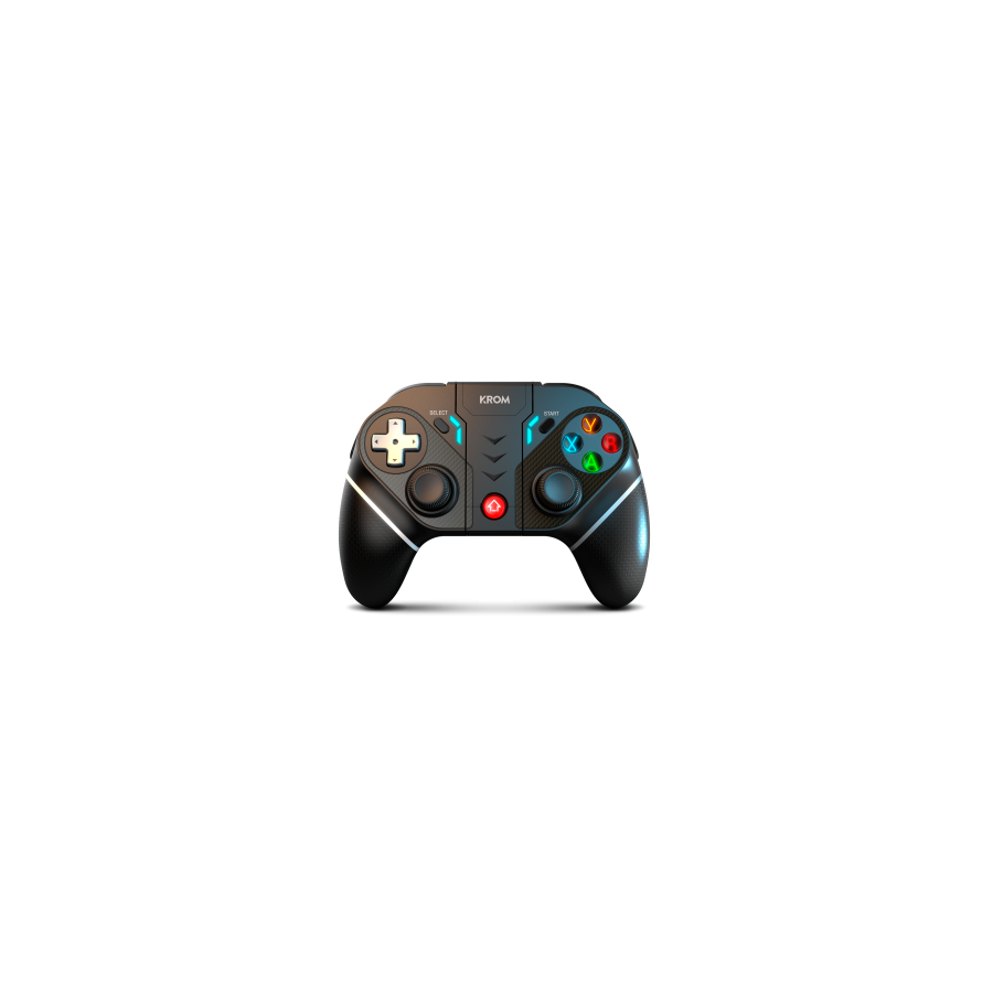 27903-Krom KEXAL Negro, Rojo, Blanco Bluetooth/USB Gamepad Analogico/Digital Android, Nintendo Switch, PC, iOS 27903-Krom KEXAL Negro, Rojo, Blanco Bluetooth/USB Gamepad Analogico/Digital Android, Nintendo Switch, PC, iOS