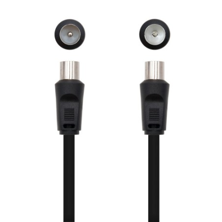 28028-NANOCABLE CABLE ANTENA TV 75 OHM, M-H, 1.8 M (10.26.0202)