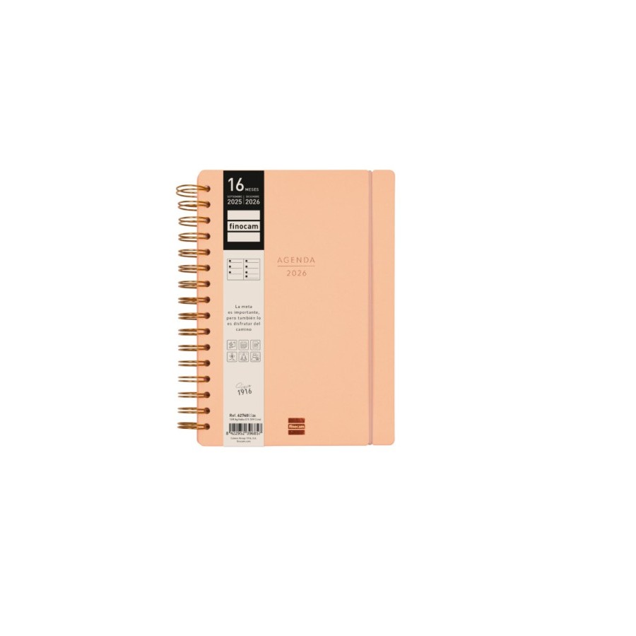 28066-AGENDA 16 MESES SEPTIEMBRE 2025-DICIEMBRE 2026 HAIKU E10-155X212 SEMANA VISTA HORIZONTAL CORAL+ FINOCAM 627400326 28066-AGENDA 16 MESES SEPTIEMBRE 2025-DICIEMBRE 2026 HAIKU E10-155X212 SEMANA VISTA HORIZONTAL CORAL+ FINOCAM 627400326